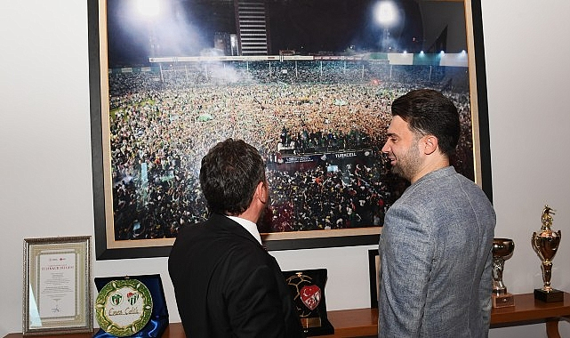 Başkan Erkan Aydın'dan Bursaspor'a ziyaret