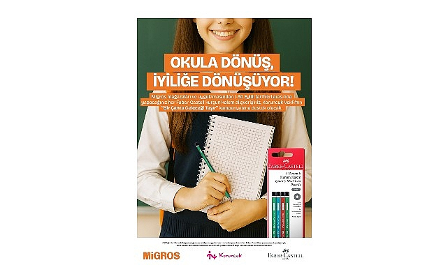 Faber-Castell ve Migros iş birliği ile Koruncuklara destek  Kategori: