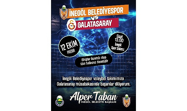 İnegöl Belediyespor Galatasaray'ı Konuk Ediyor