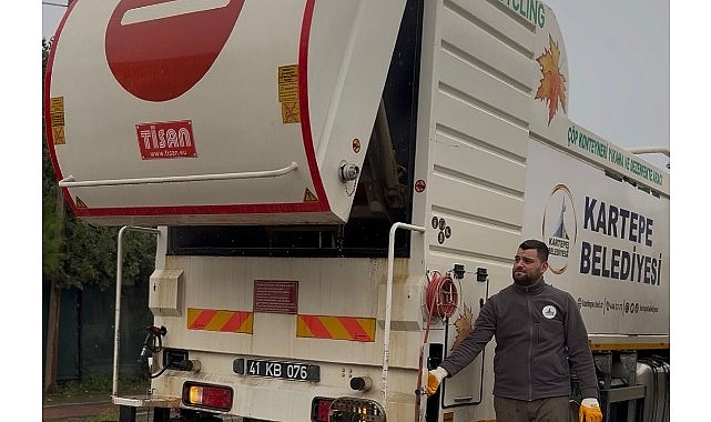 Kartepe Belediyesi'nden Temizlikte Örnek Uygulama