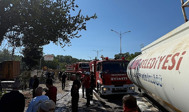 Tekirova'da Restoranda Çıkan Yangın Korkuttu